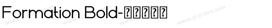 Formation Bold字体转换